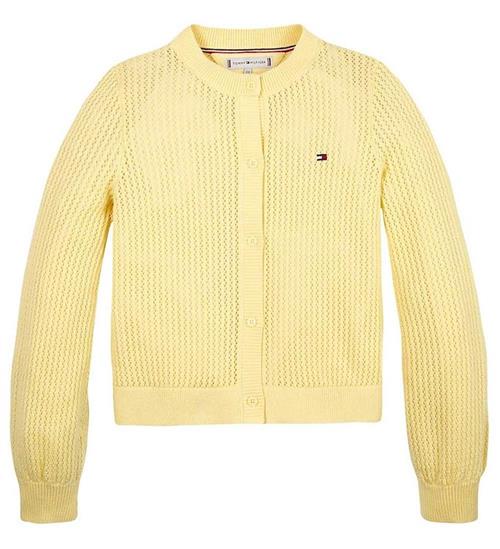 Se Tommy Hilfiger Tommy Hilfiger Cardigan - Strikket - Crochet - Sunny Day ved KidsWorld