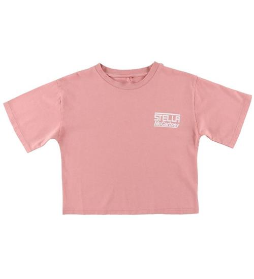 Se Stella McCartney Kids Stella McCartney Kids T-shirt - Cropped - Pink ved KidsWorld