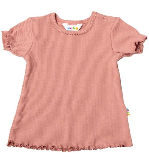 Se Joha T-shirt - Rib - A-shape - Rosa ved KidsWorld