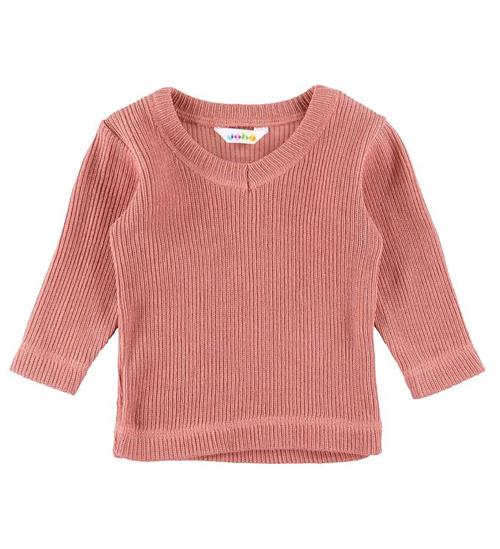 Se Joha Bluse - Strik - Rosa ved KidsWorld