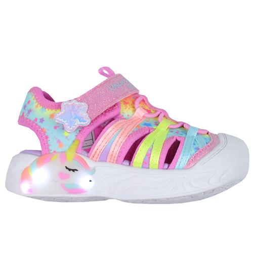 Skechers Skechers Sandaler m. Lys - Unicorn Dreams Explorer - Pink/Multi