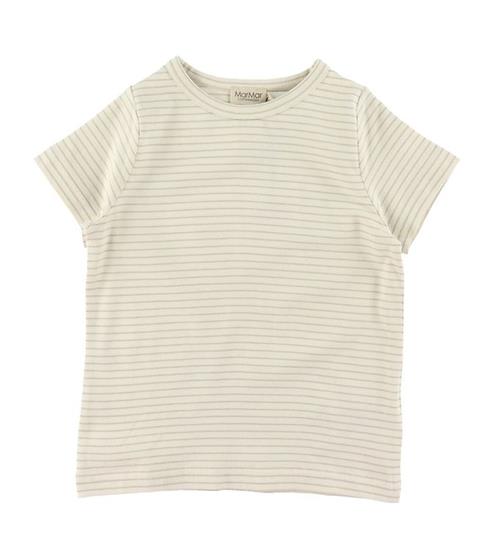 MarMar MarMar T-shirt - Modal - Tago - White Sage Stripe