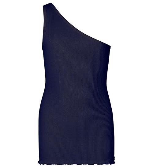 Se Rosemunde Rosemunde Top - Rib - One Shoulder - Navy ved KidsWorld