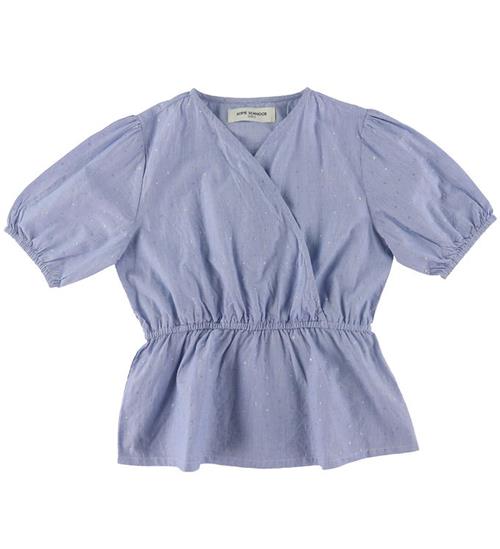 Se Petit by Sofie Schnoor Bluse - Ice Blue ved KidsWorld