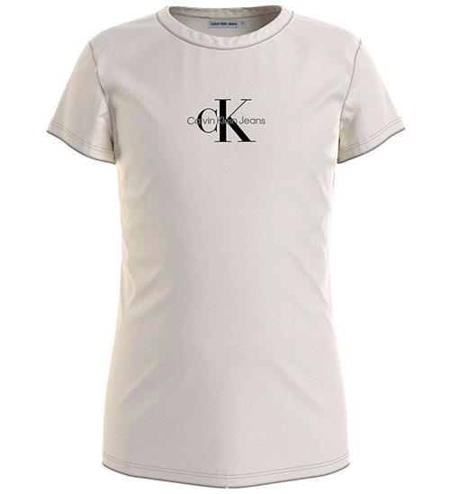 Calvin Klein Calvin Klein T-Shirt - Micro Monogram - Whitecap Gray