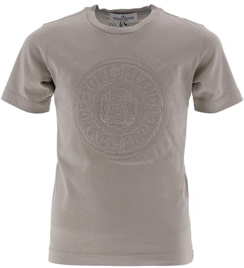 Stone Island Stone Island T-shirt - Dove Grey m. Logo