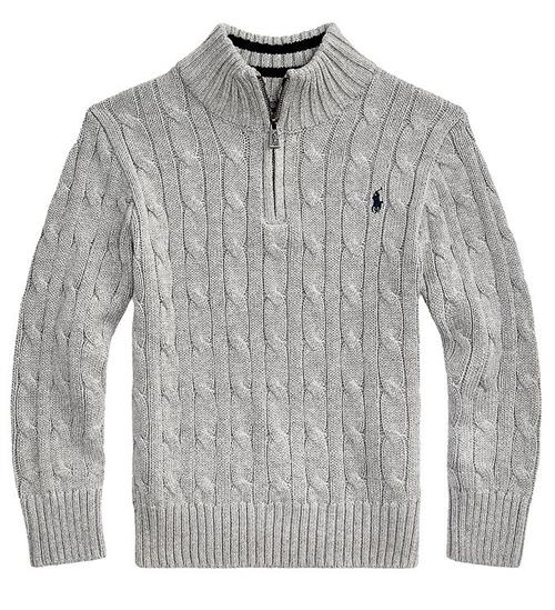 Polo Ralph Lauren Polo Ralph Lauren Bluse - Strik - Classics - GrÃ¥meleret