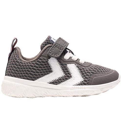 Se Hummel Hummel Sneakers - Actus Recycled Infant - Charcoal Grey ved KidsWorld