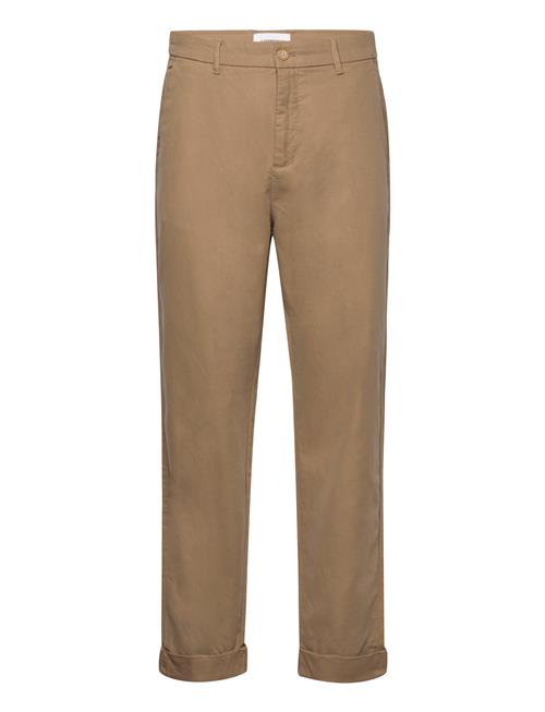 Lindbergh Wide Fit Twill Pants Lindbergh Beige