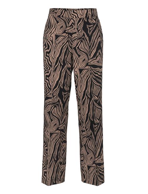 Cumelania Printed Pants Culture Black