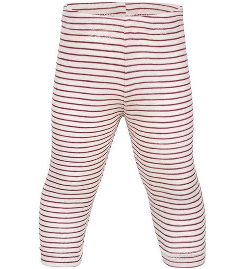 Se Engel Leggings - Uld/Silke - Natural/Orchid ved KidsWorld