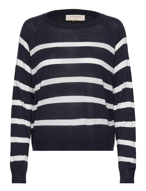 Se FREE/QUENT Fqeffie-Pullover FREE/QUENT Navy ved Booztlet