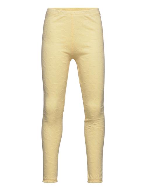 Se En Fant Leggings Jacquard En Fant Yellow ved Booztlet