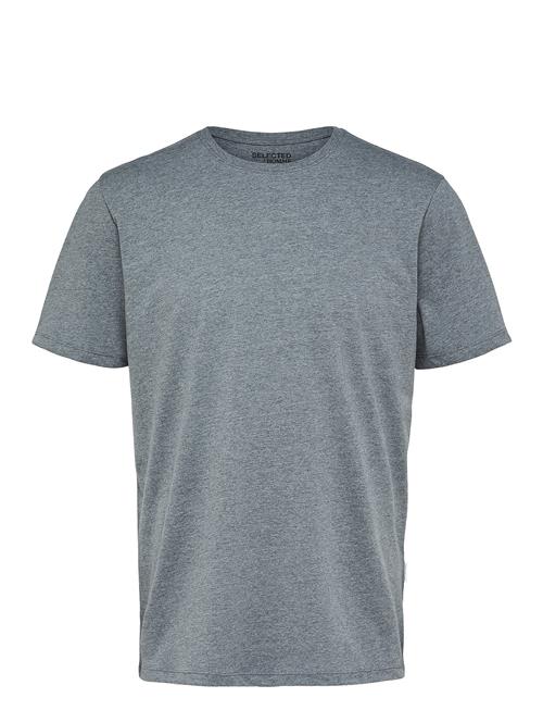 Se Selected Homme Slhaspen Ss O-Neck Tee Noos Selected Homme Grey ved Booztlet