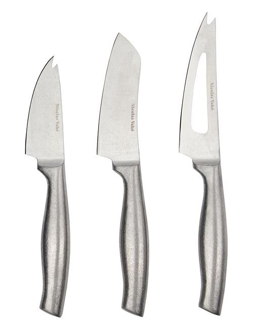 Nicolas Vahé Cheese Knives, Fromage, Silver Finish Nicolas Vahé Silver