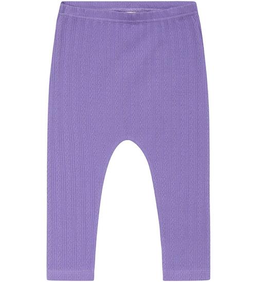 Se Noa Noa miniature Leggings - Pointelle Rib - Dory - Aster Purple ved KidsWorld