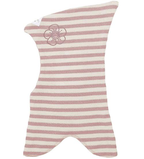 Racing Kids Elefanthue - Uld/Bomuld - 2-lags - Dusty Rose/Ivory