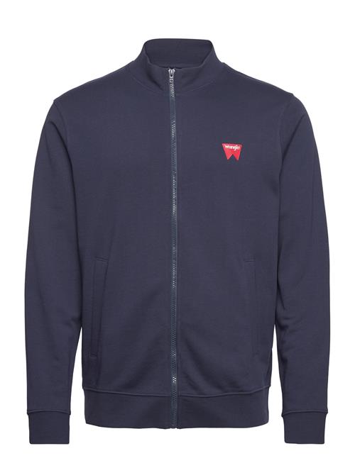 Se Wrangler Funnel Neck Zip Wrangler Navy ved Booztlet