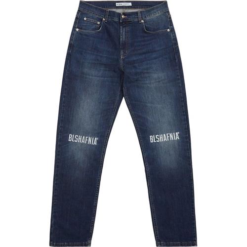 Se Bls Typo Logo Emb Jeans Light Blue ved Quint