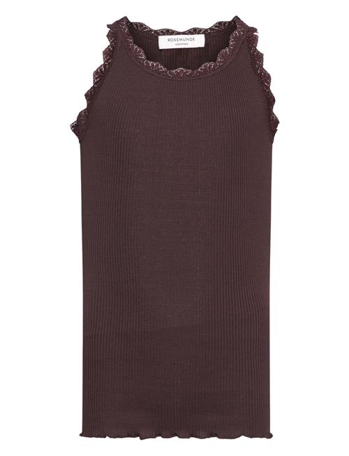 Rosemunde Kids Rkbeatha Sl Strap Lace Top Rosemunde Kids Burgundy