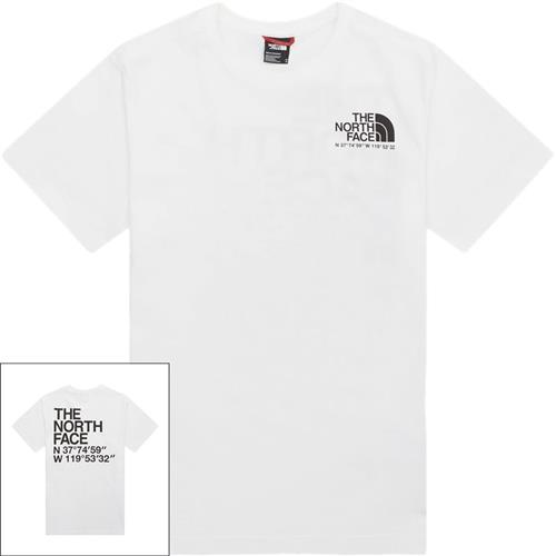 Se The North Face Coordinates Tee Hvid ved Quint