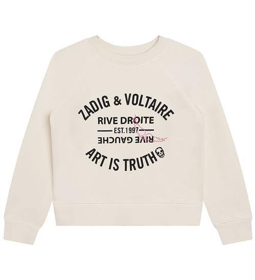 Zadig & Voltaire Zadig & Voltaire Sweatshirt - Ivory m. Tekst