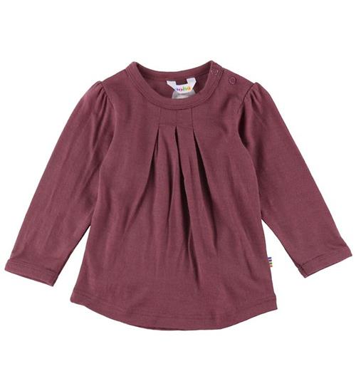 Se Joha Joha Bluse - Uld - Bordeaux ved KidsWorld