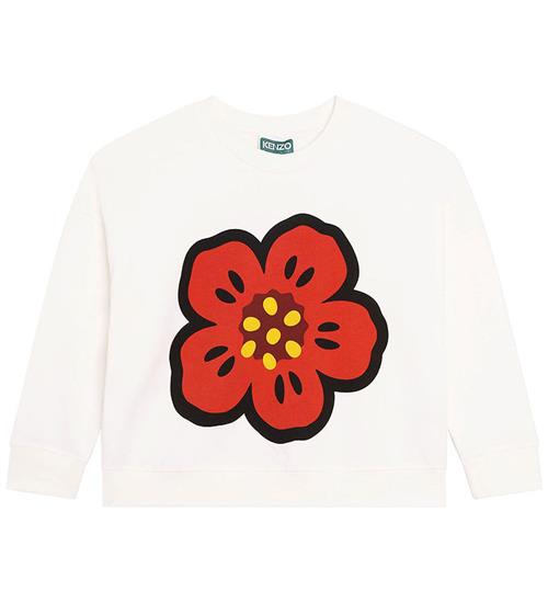 Kenzo Kenzo Sweatshirt - Ivory/RÃ¸d m. Blomst