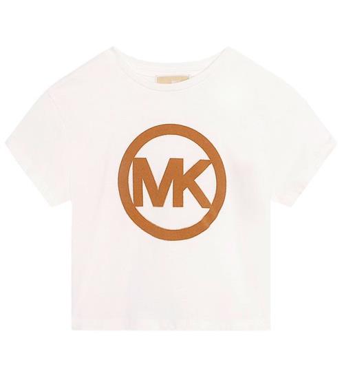 Michael Kors Michael Kors T-shirt - Cropped - Off White m. Brun