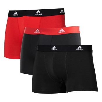 adidas 3P Active Flex Cotton Trunk Rød bomuld Medium Herre