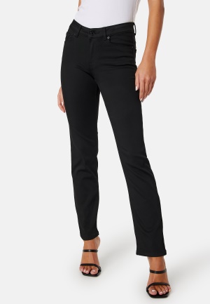 Se VERO MODA Daf Mr Straight Jeans Black S/32 ved Bubbleroom