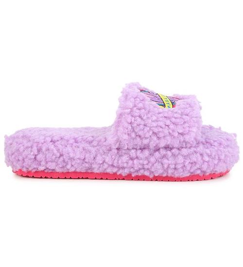 Little Marc Jacobs Little Marc Jacobs Badesandaler - Violet m. Teddyfleece/Patches