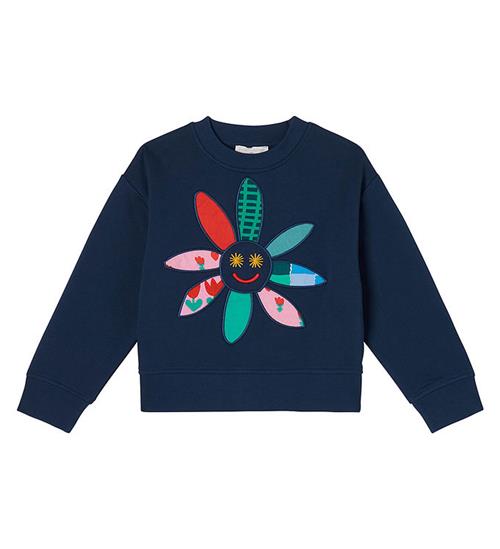 Stella McCartney Kids Stella McCartney Kids Sweatshirt - Navy m. Blomst