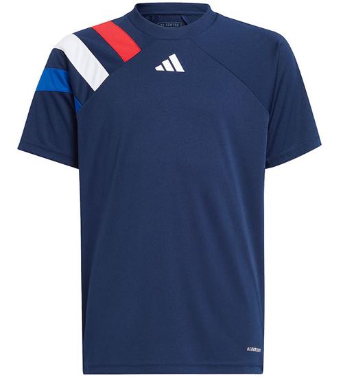 Se adidas Performance T-Shirt - Fortore 23 - BlÃ¥ m. RÃ¸d/Hvid ved KidsWorld