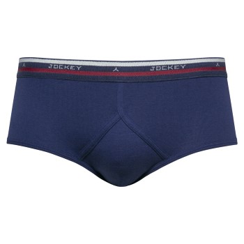 Jockey Cotton Y-front Brief Navy bomuld Large Herre