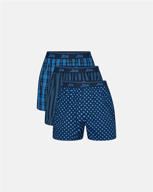 Boxershorts 3-pak | 100 økologisk bomuld | Blå