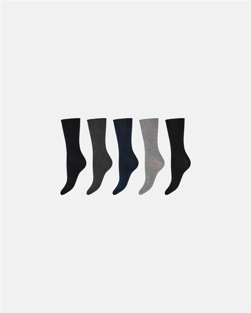 Ankelstrømper 5-pak | Bambusviskose | Multifarvet