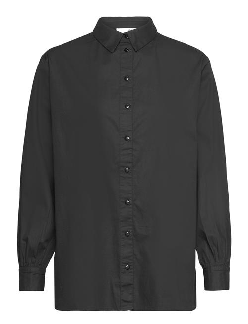 Slfreka Ls Shirt B Selected Black
