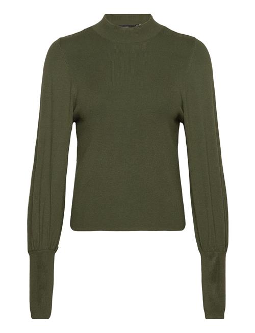 Vero Moda Vmhollykarispuff Ls Highnk Pullov Ga Boo Vero Moda Green