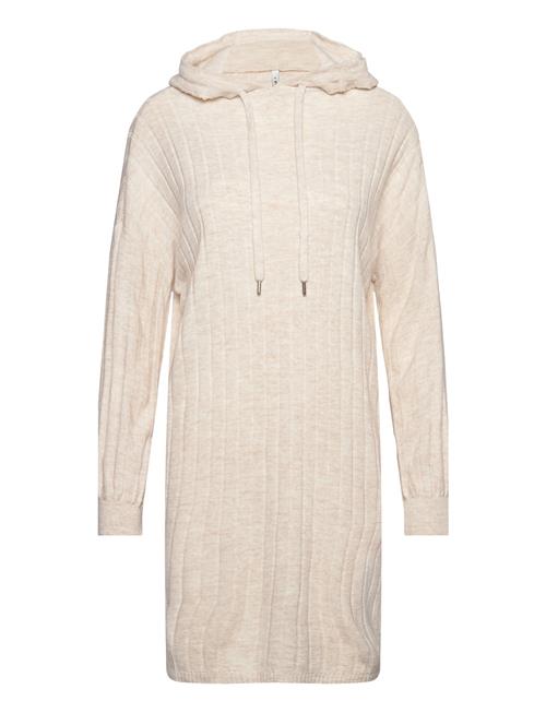 ONLY Onltessa Carey L/S Hood Dress Nca Knt ONLY Beige