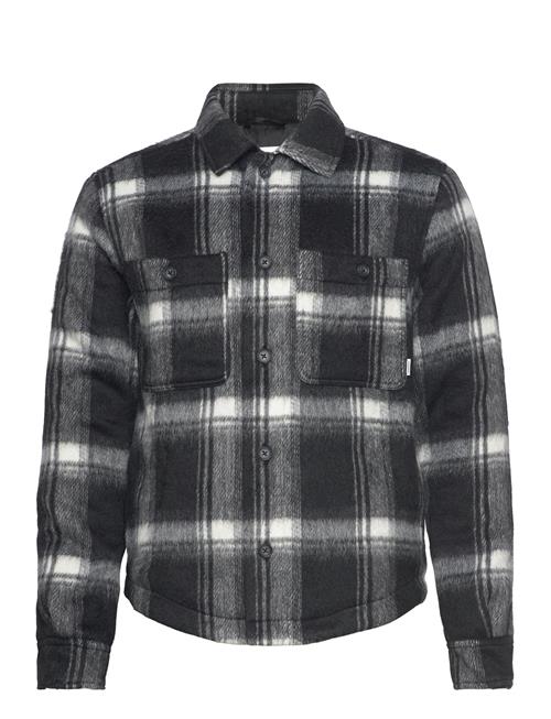 Lindbergh Padded Checked Overshirt Lindbergh Black