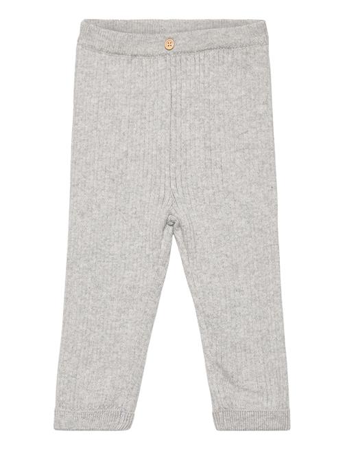 Mango Knit Trousers Mango Grey