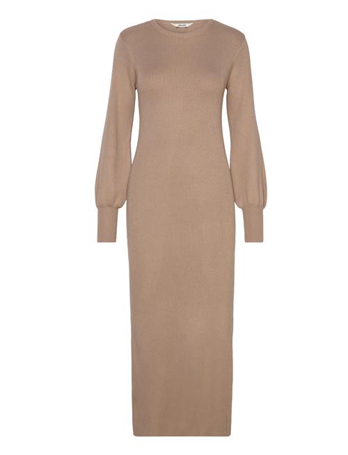 Vero Moda Vmvalor Ls 7/8 Knit Dress Vma Vero Moda Beige