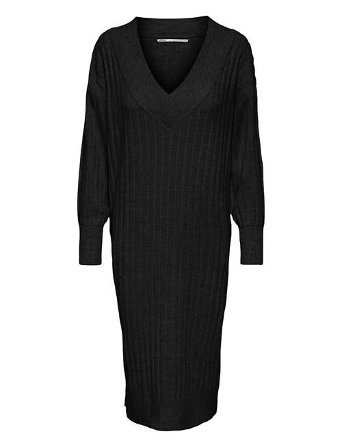 ONLY Onlnew Tessa L/S Midi V Dress Knt Noos ONLY Black