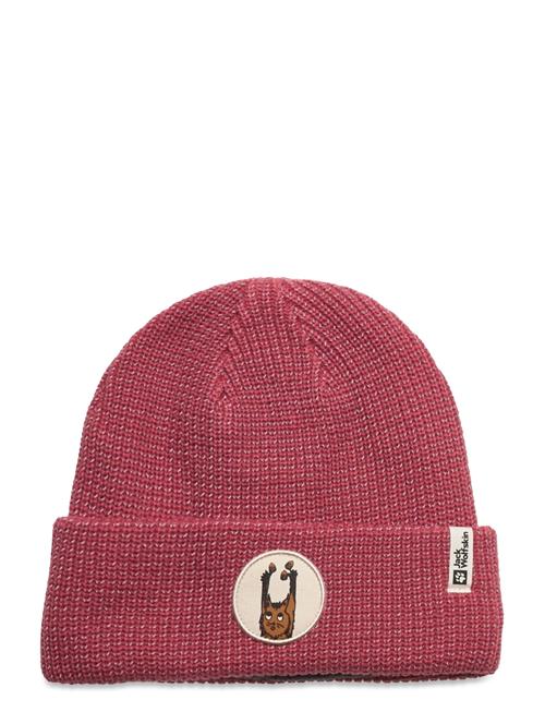 Se Jack Wolfskin Night Hawk Beanie K Jack Wolfskin Red ved Booztlet