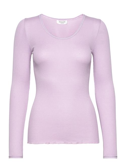 Se Rosemunde Silk T-Shirt Rosemunde Pink ved Booztlet