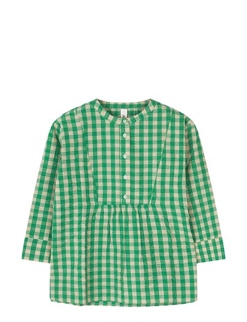 Se Juna Bæk&Bølge Irene Shirt M/L Grøn/Sand Juna Green ved Booztlet