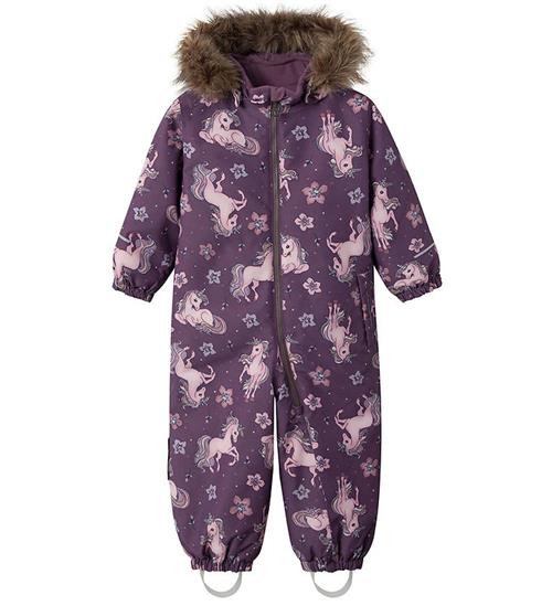 Se Name It Name It Flyverdragt - NmfSnow10 - Arctic Dusk m. EnhjÃ¸rninger ved KidsWorld