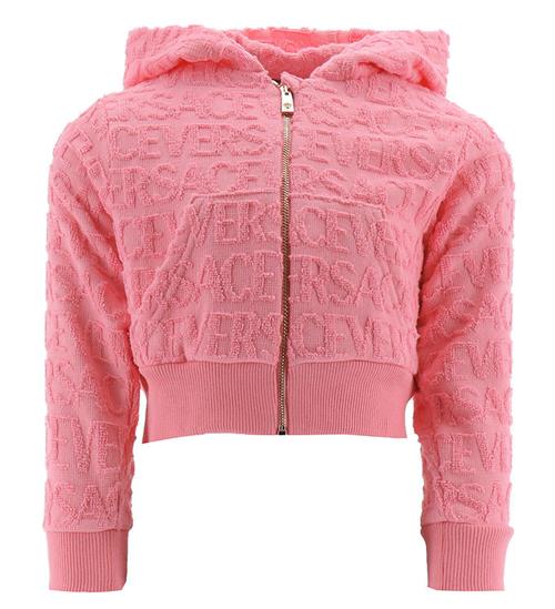 Versace Cardigan - Cropped - FrottÃ© - Flamingo