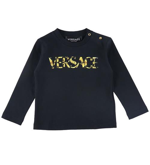 Se Versace Bluse - Sort m. Print ved KidsWorld